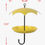 Thumbnail: Metal Umbrella Bird Feeder, yellow