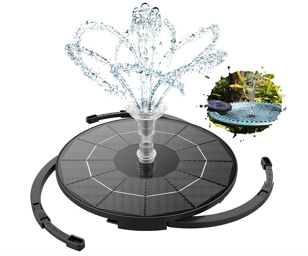 Thumbnail: AISITIN 3.5W Solar Fountain Pump for Birdbath & Water Feature