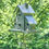 Thumbnail: Classic Style Galvanized finish Birdhouse Stake with Short Chimney "Newtown"