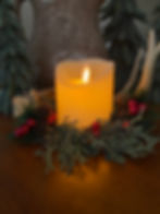 Flameless Candles w/ Remote, set of 3