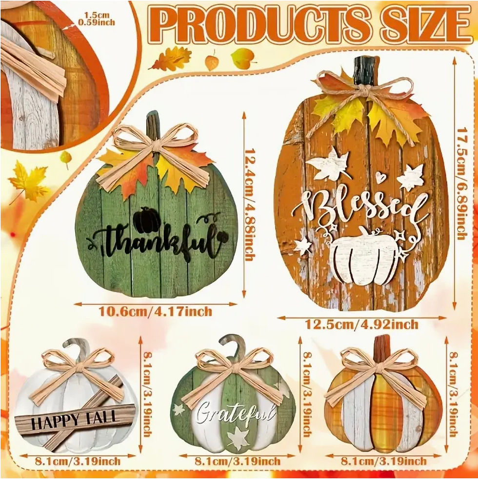 Thumbnail: Fall Home Decor Box Sign, Fall Artwork Decor