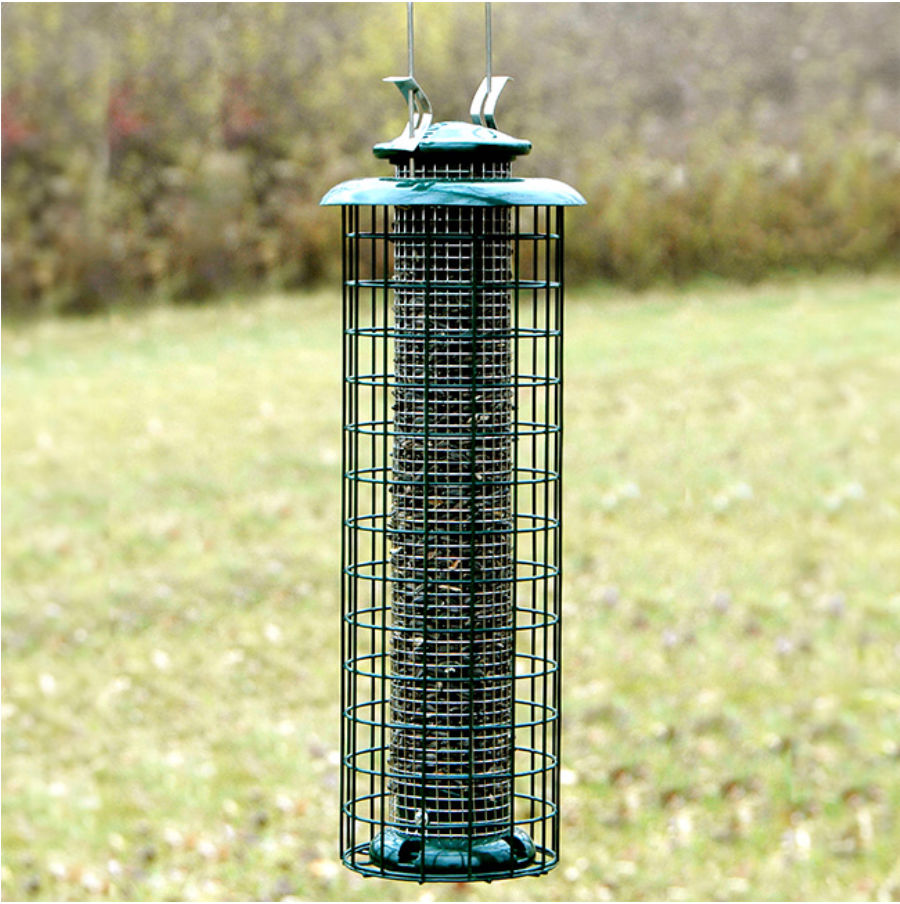 Woodlink Caged Screen Tube Bird Feeder
