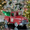 Thumbnail: Iron Christmas Old Style Truck with Tree, antique red