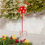 Thumbnail: Polka Dot Christmas Ball Ornament Metal Garden Stake