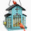 Thumbnail: Metal Bird Feeder with Double Suet Cake Cage