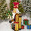 Thumbnail: 65" Iron Outdoor Christmas Decor Nutcracker Standing on a Drum, "Kane"