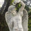Thumbnail: 63" Tall Magnesium Angel Statue in Antique Grey "Emma"