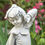 Thumbnail: 30" Tall Magnesium Fairy Garden Statue with Flower Pot