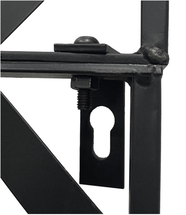 Thumbnail: Panacea Giant Trellis, Black, 108"H, hing