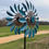 Thumbnail: 68" Blue Flower Wind Spinner, Garden Decor