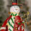 Thumbnail: 21.5" Tall Metal Snowmen Decorations with LED Light, Christmas Decor