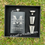 Thumbnail: Personalised Aluminum Engraved Wedding Flask Set