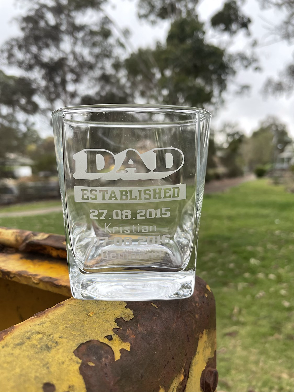 Personalised Engraved Scotch/Whiskey Glass