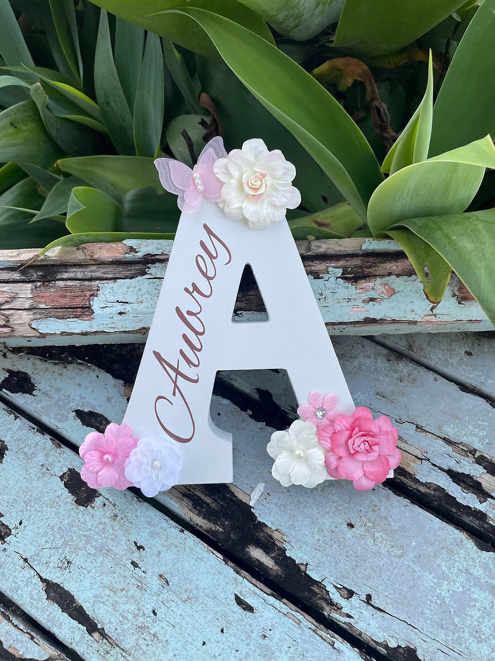 Personalised Wooden Initial Name Letter