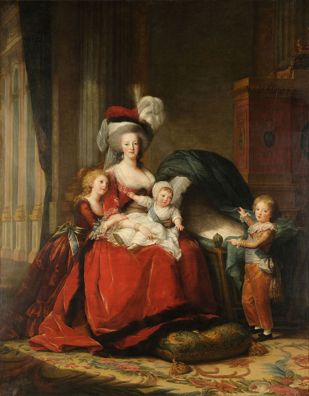 Portrait de Marie-Antoinette et ses enfants