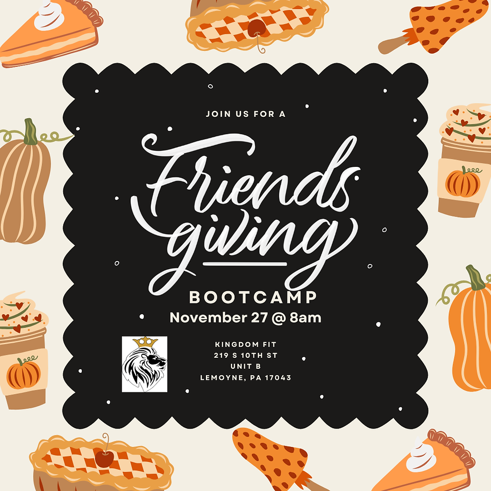 Friendsgiving Bootcamp + The Charles WOD