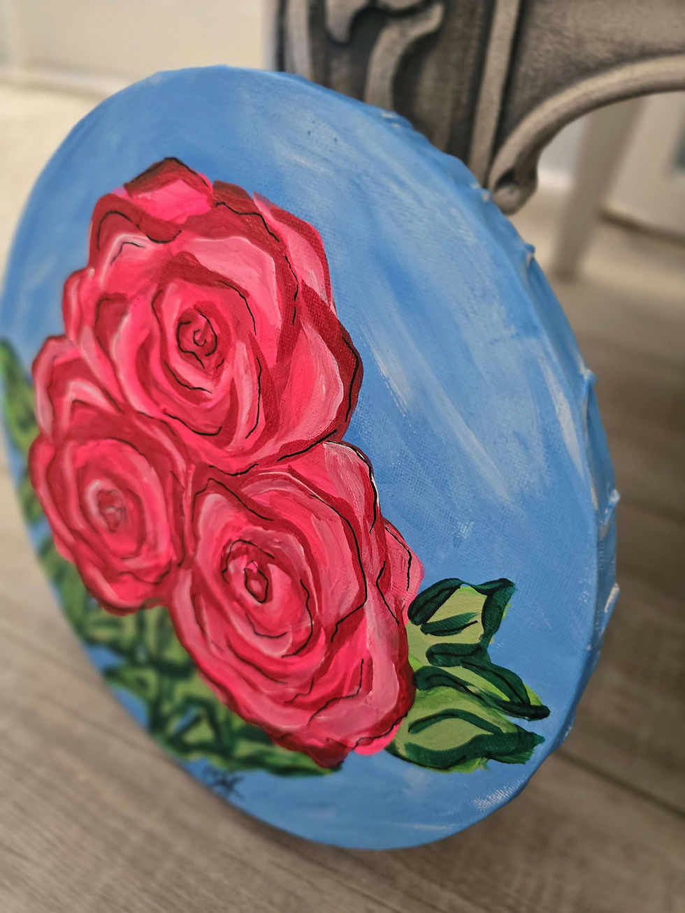 Thumbnail: Roses Original Painting 10x10