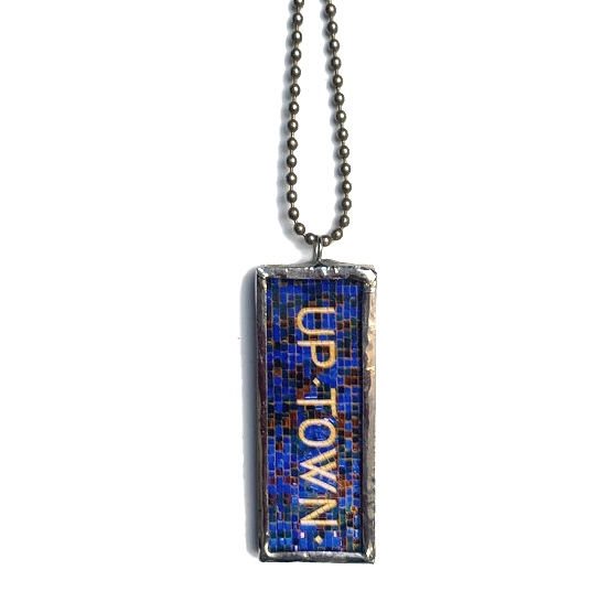 Thumbnail: Subway Mosaic Pendant- Uptown Downtown 