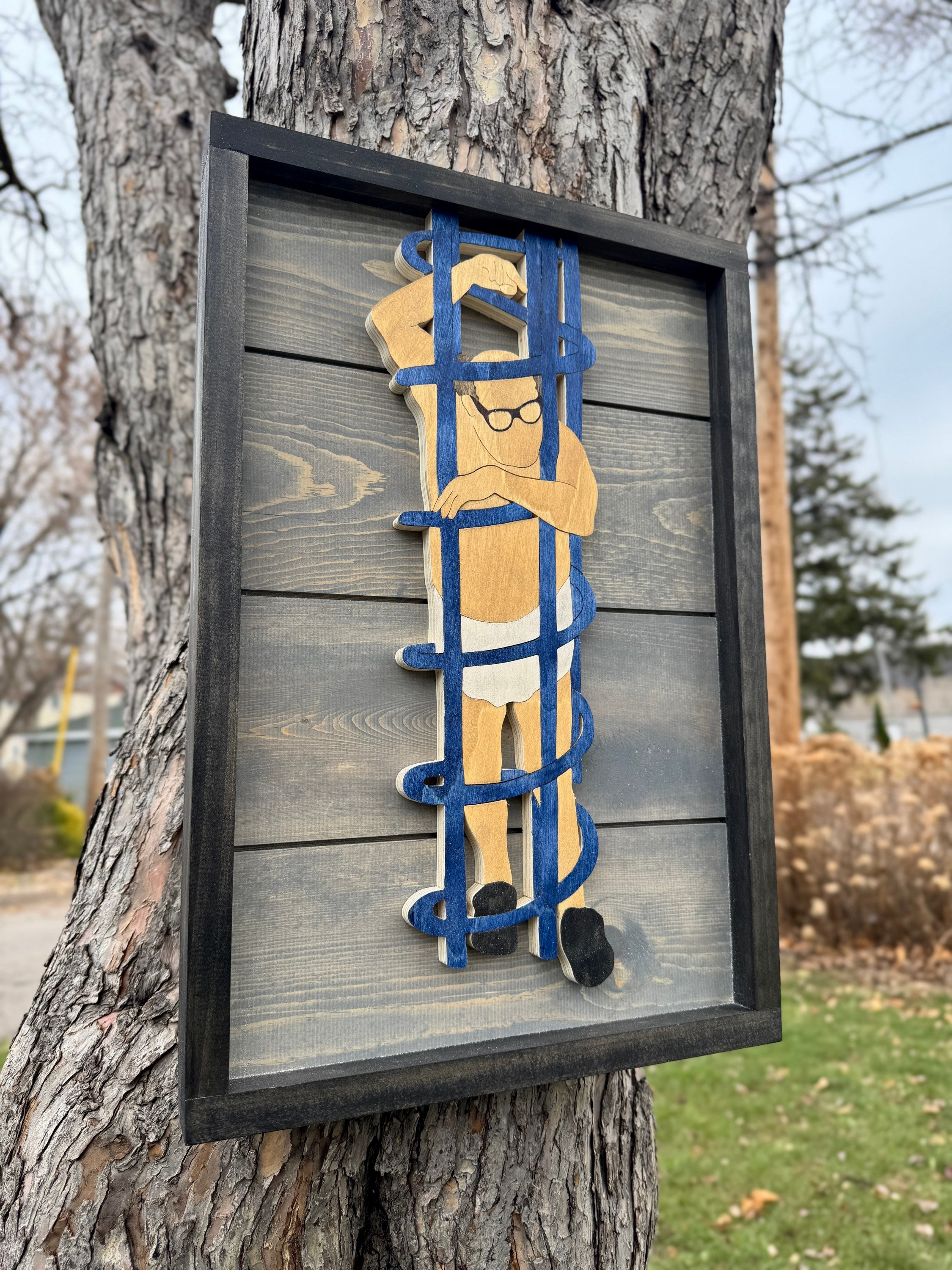 Naked and Stuck in a Coil