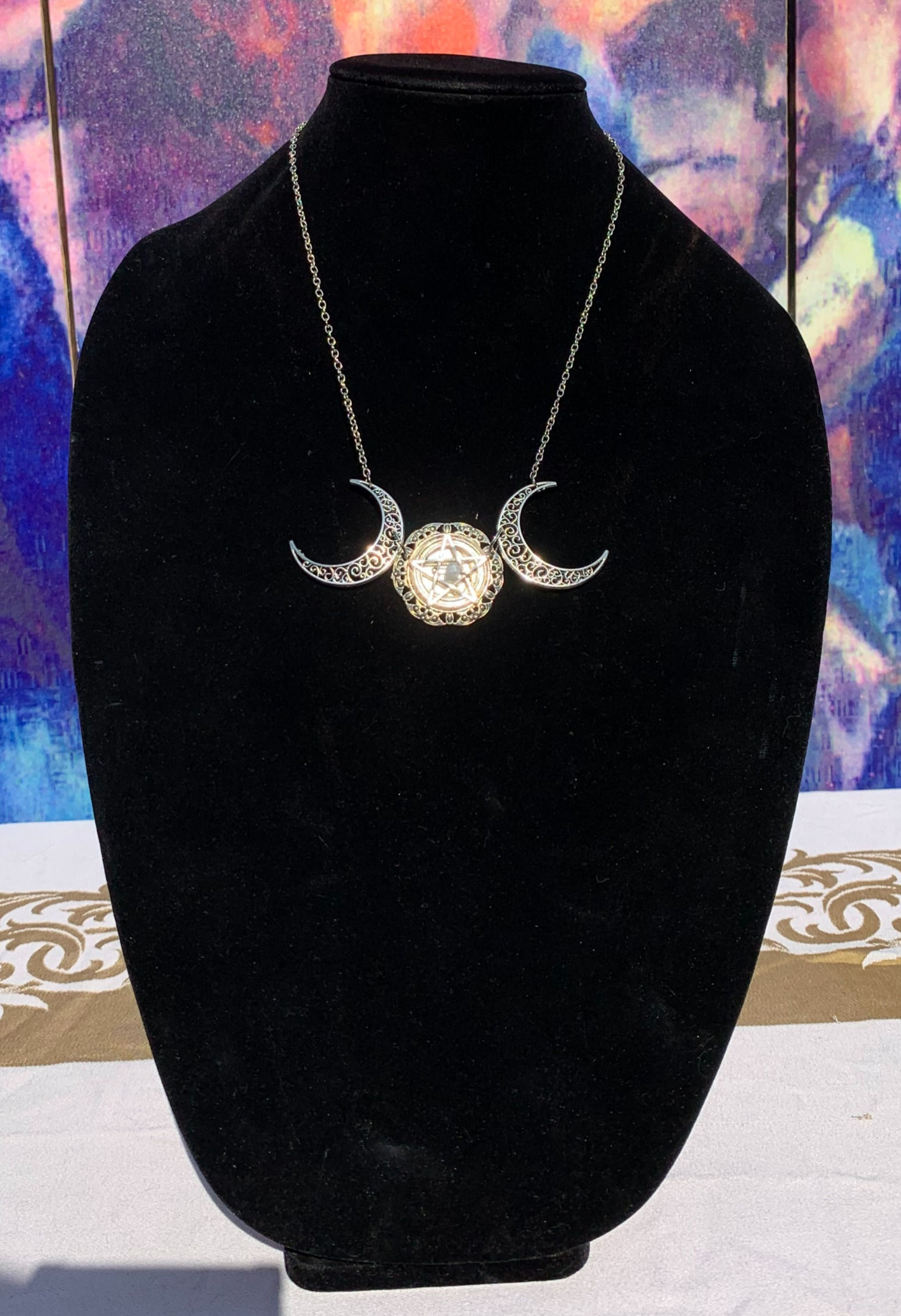 Triple Goddess Necklace