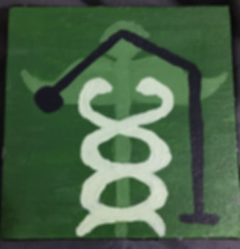 Archangel Raphael Sigil Canvas (Angel of Powerful Healing)