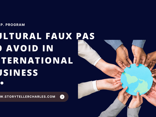 Cultural Faux Pas to Avoid in International Business