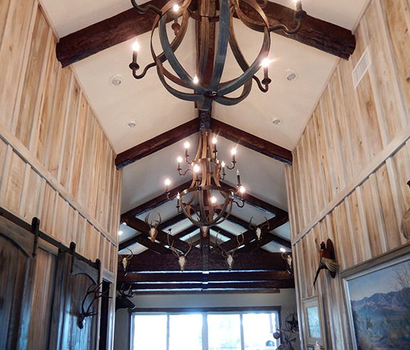 White Staining Paint Faux wash Accent Wall  Contemporary Modern Paint Nuetrals