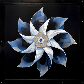 surrealism consciousness painting dream art contemporary modern Hotel red car monopoly pinwheel toys antique fantasy surreal peace quiet Zen dream hidden message 8 ball eight