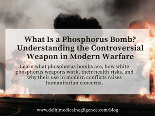 What Is a Phosphorus Bomb? Understanding the Controversial Weapon in Modern Warfare