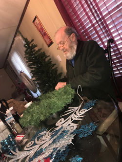 Christmas Wreath Decorating