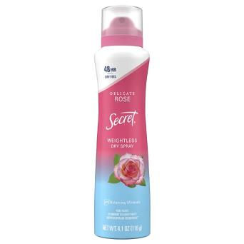 SECRET DRY SPRAY ANTIPERSPIRANT 12/4.1oz WILD ROSE