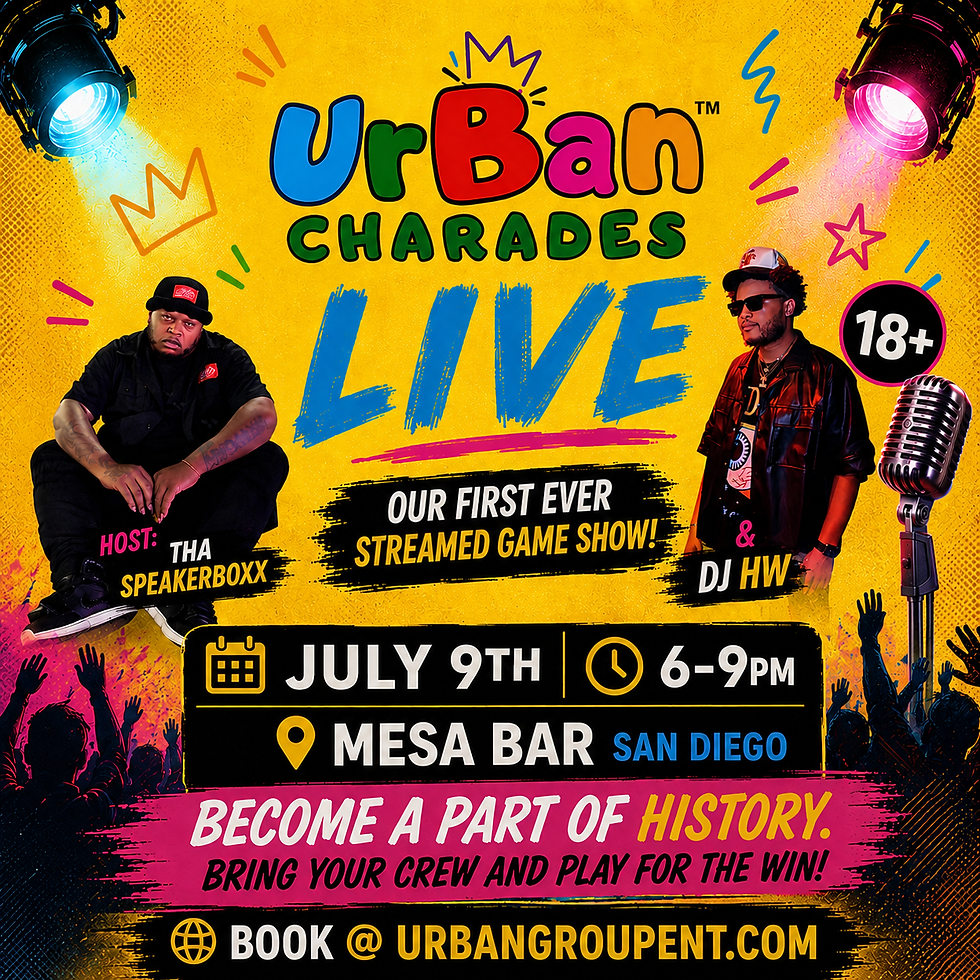 URBAN CHARADES LIVE 18+ (FREE EVENT!) SAN DIEGO, CA
