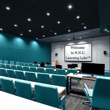 SOFT DARK TEAL AND WHITE AUDITORIUM, WITH DESK AND COMPUTERS A WHITEBOARD .jpg