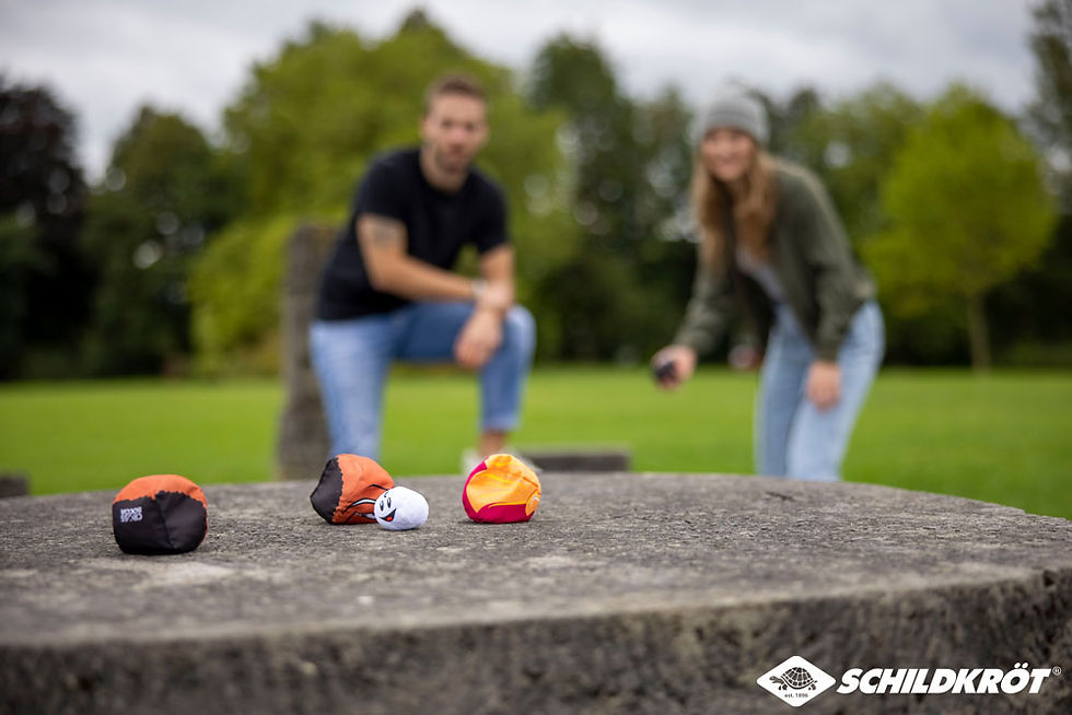 Miniatura: Crossboccia Double - Pack Heroes, Design "Blond+Muffin"