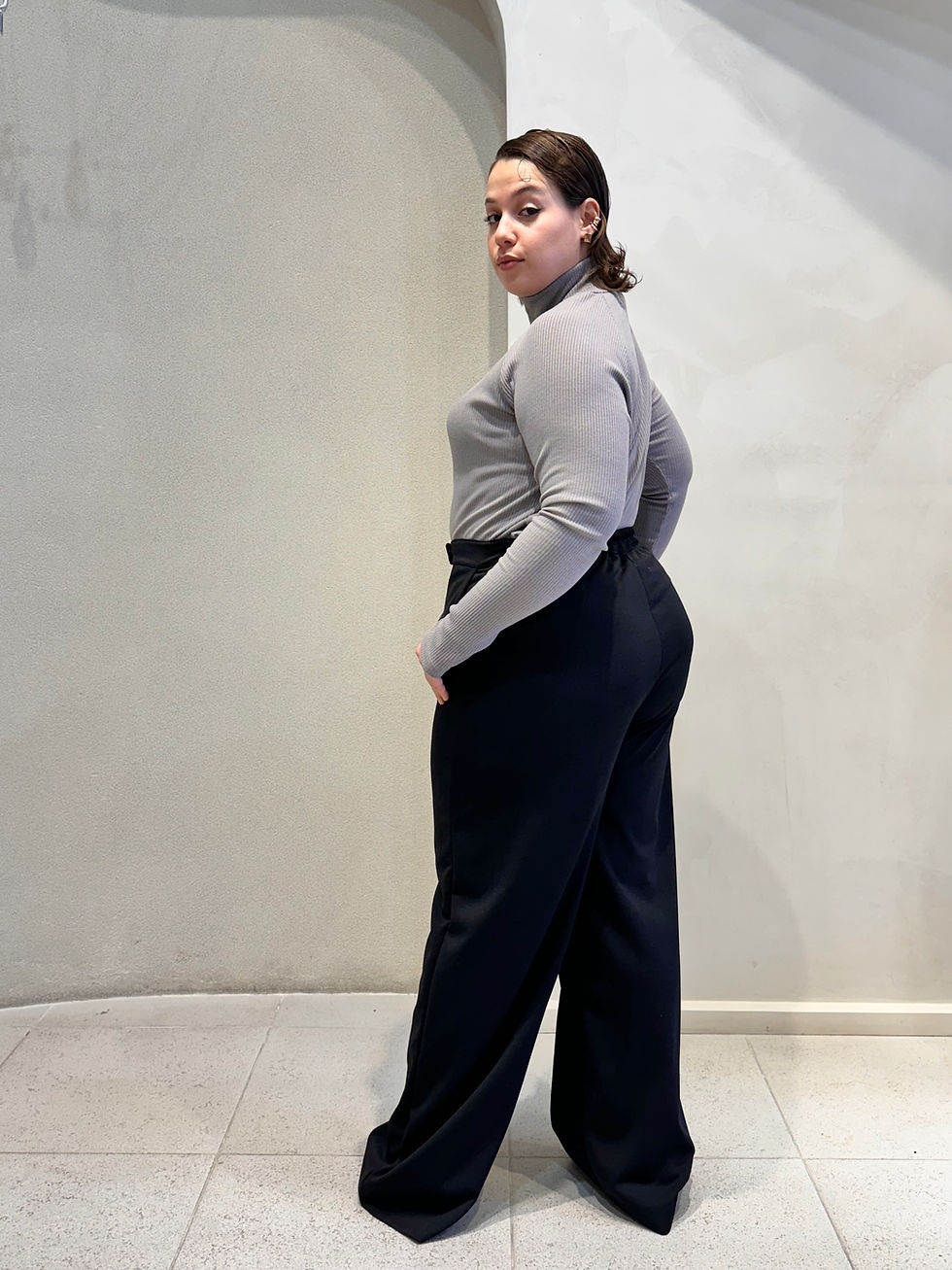 Miniatura: Pantalon Sastre Pinzado Asimetric