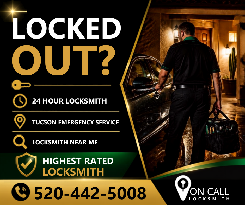 Why On Call Is your quickest and best choice for locksmith service in Tucson