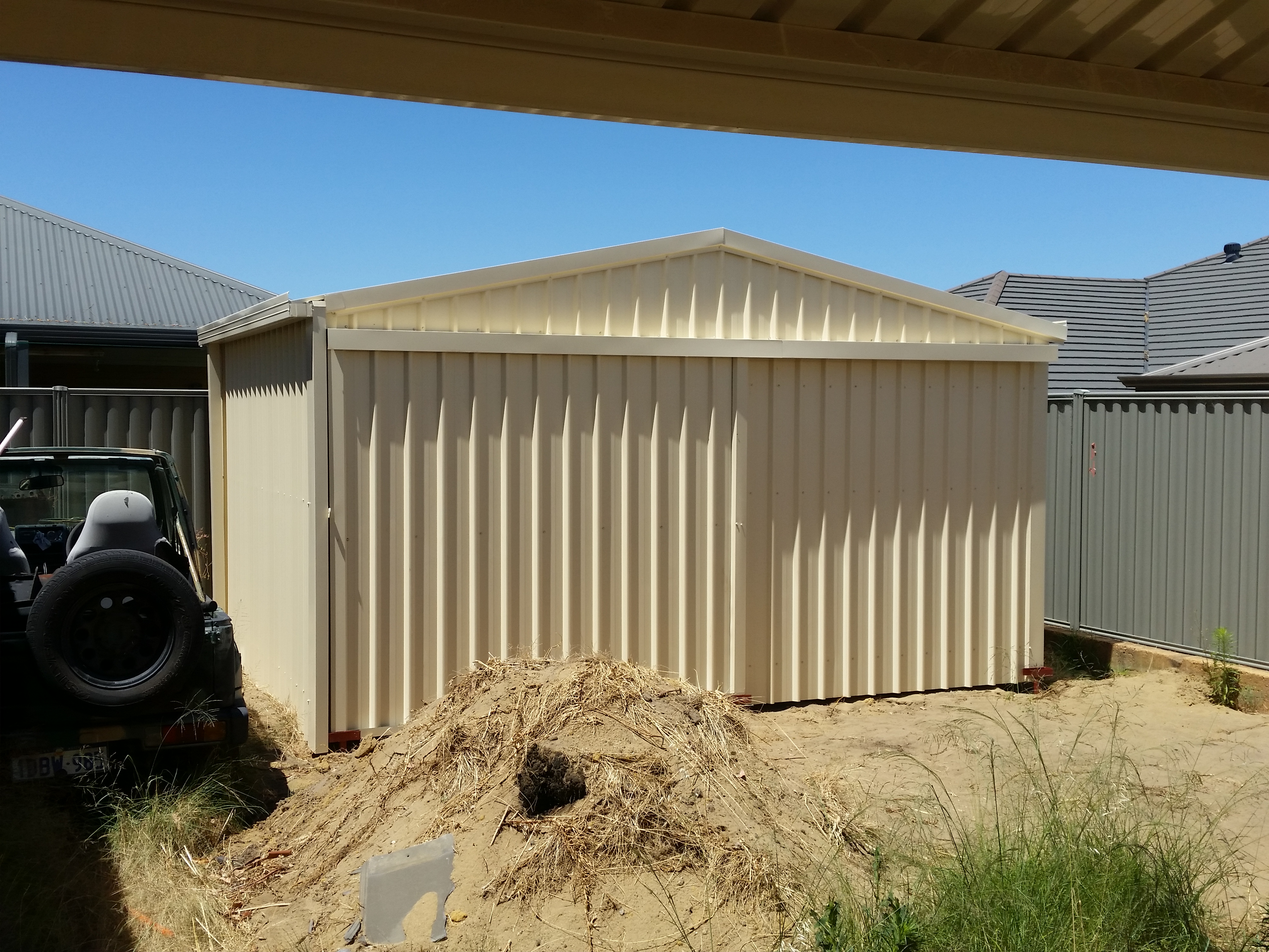 Storage shed 4x4x2.4
