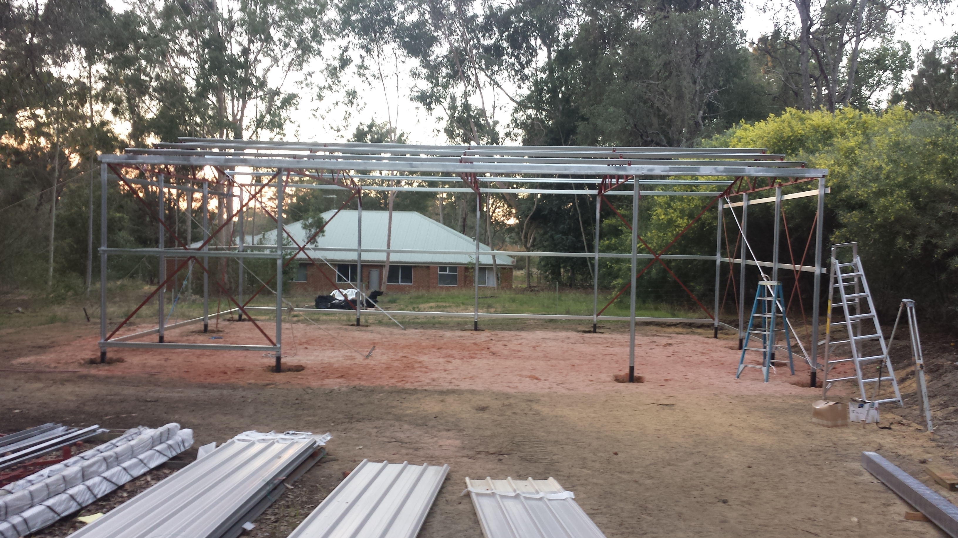 Steel Shed Frames WA Perth Coastline Sheds