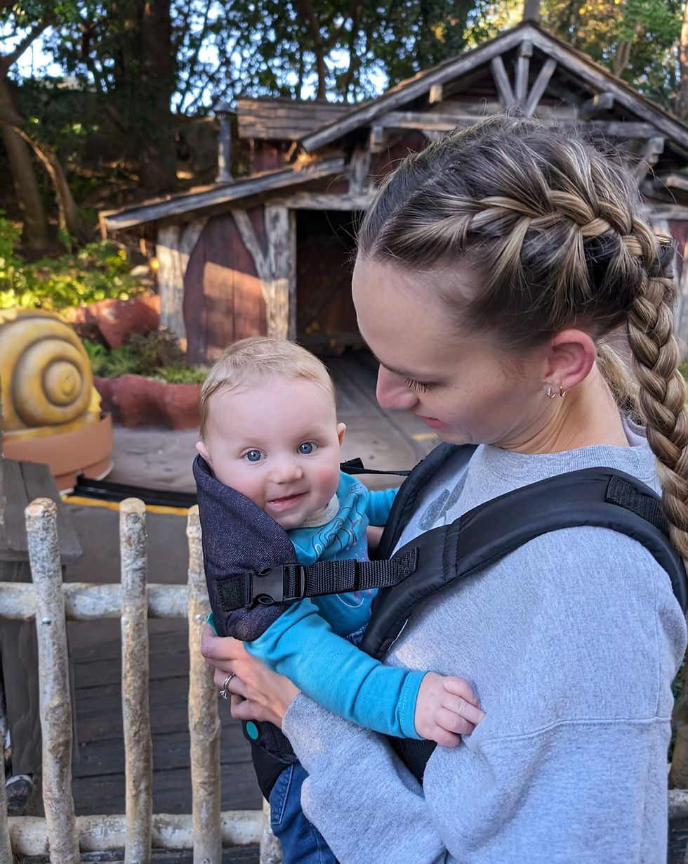 Disney with baby