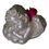 Miniatura: Anjinha da Guarda com mini rosa preservada