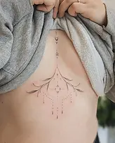 Ornemental Chest Tattoo - Le petitmonstre.webp