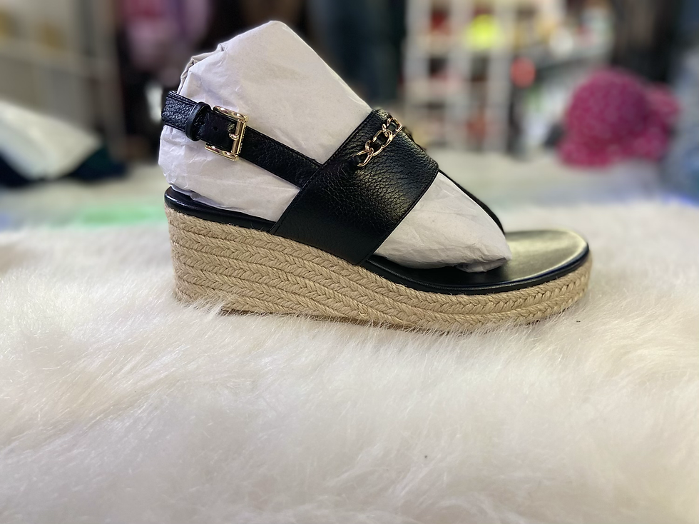 Thumbnail: Womens Black Wedges 