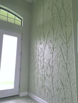 carved leaves and stalks