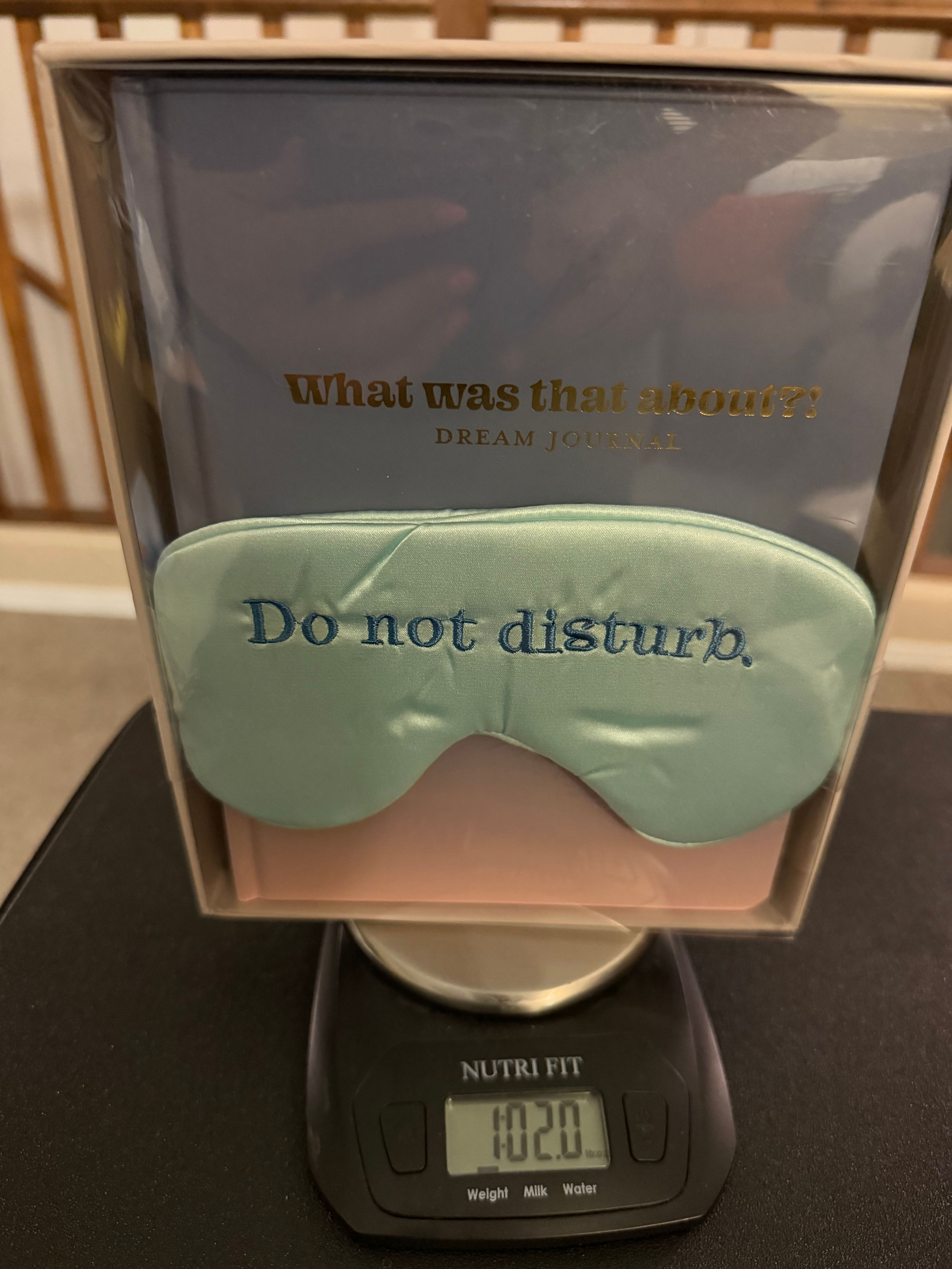 Dream journal with mask