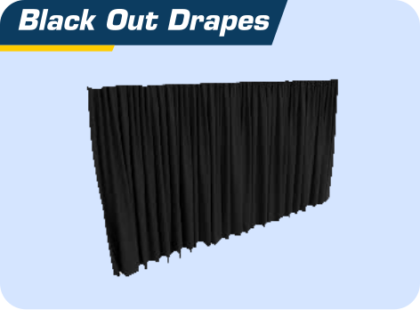 blackout curtain for hire