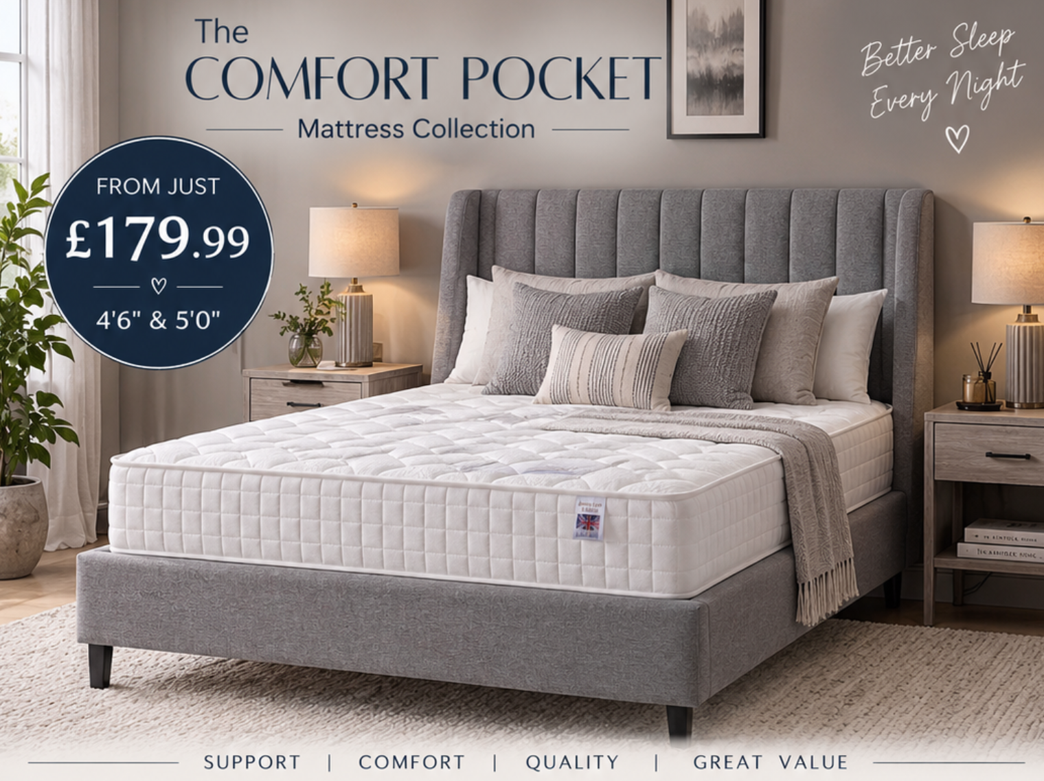 Pocket Comfort Mattress