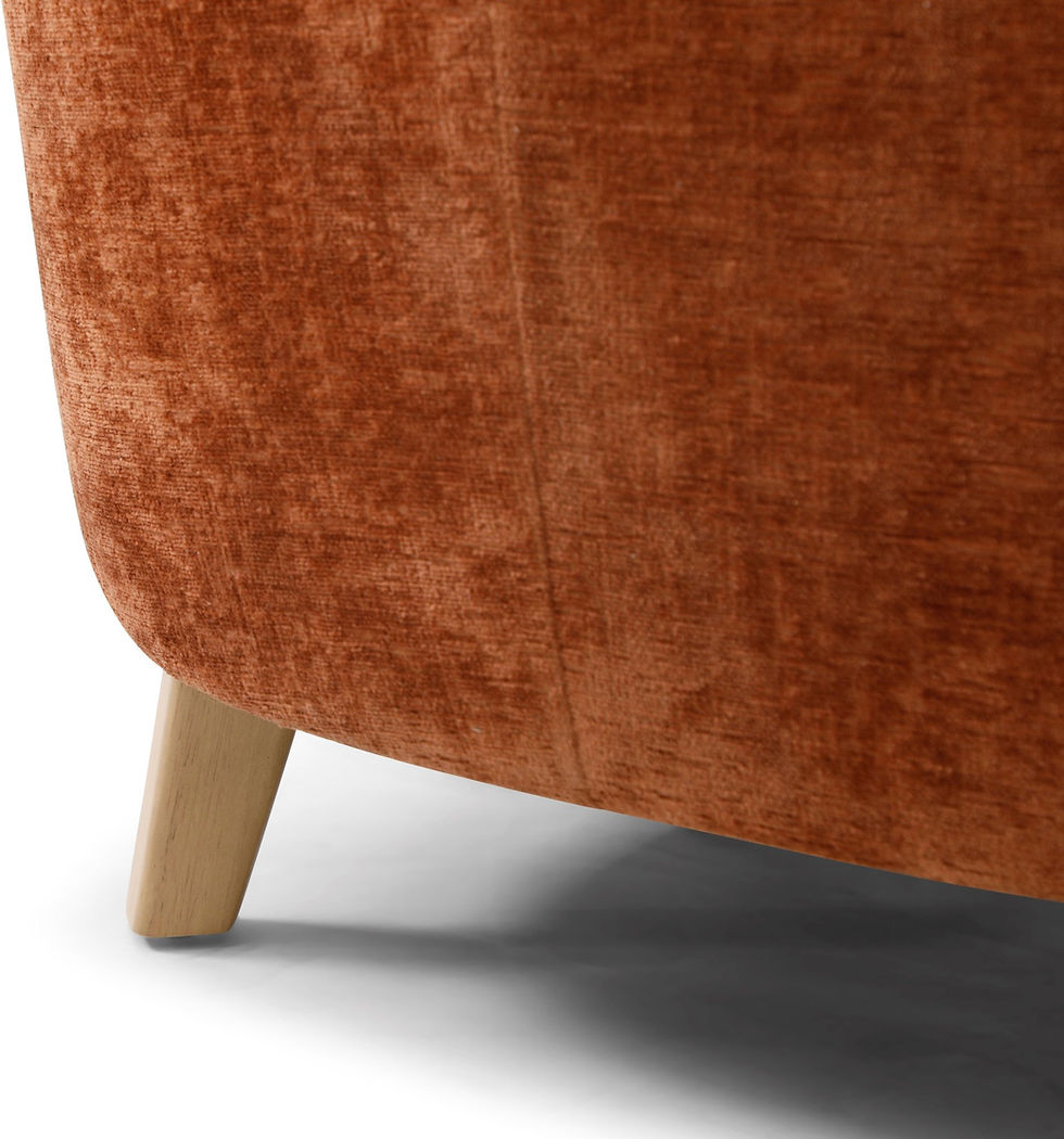 Thumbnail: Jules Terracotta Tub Accent Chair