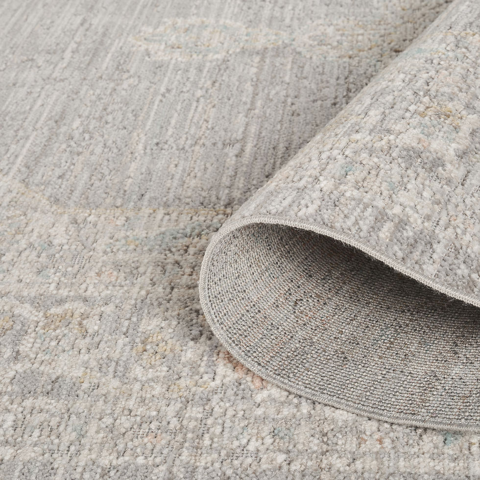 Thumbnail: Maia Blossom Grey Rug