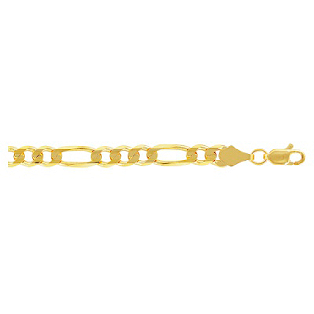 Cadena de Oro 14 k Fígaro 150 3×1 DH joyería Los dos hermanos
