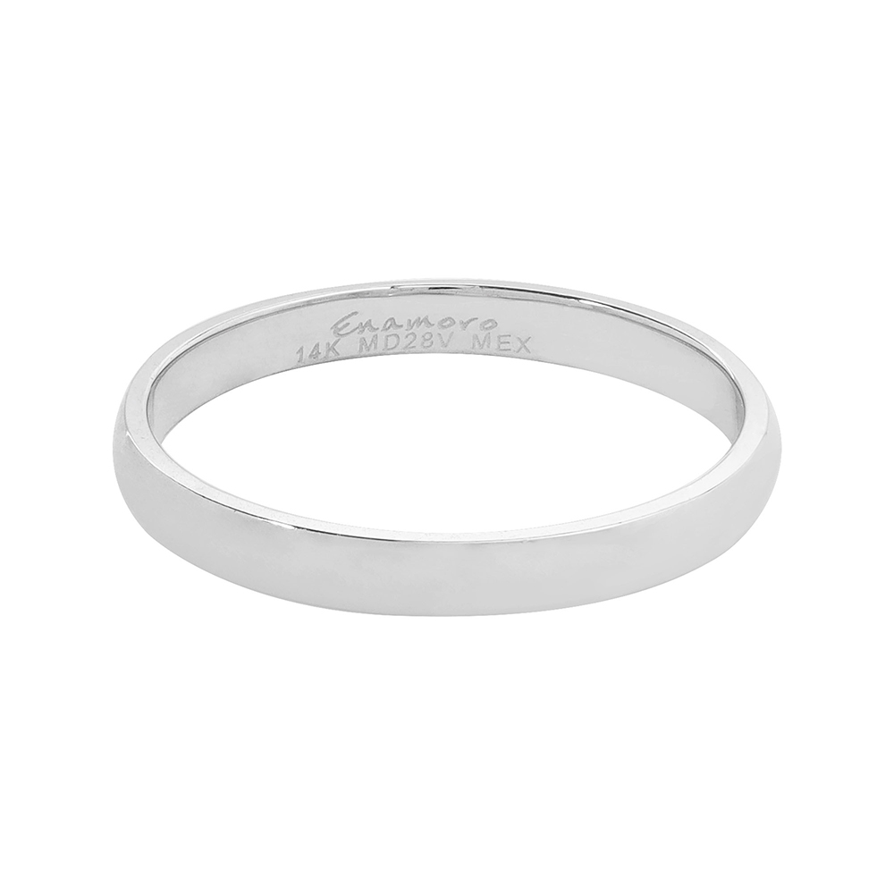 Argolla EF009B: Argolla  de Oro 14 k Euro Fit 2.5 mm